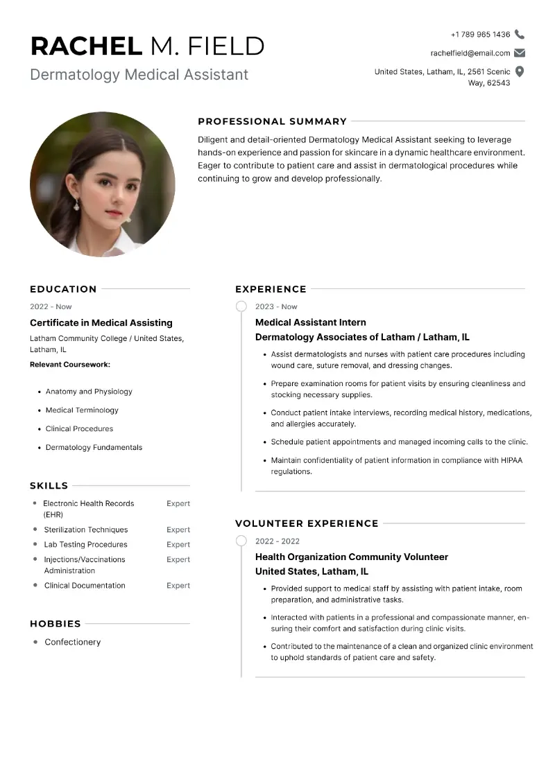 10 Medical Assistant Resume Examples And Templates 2025