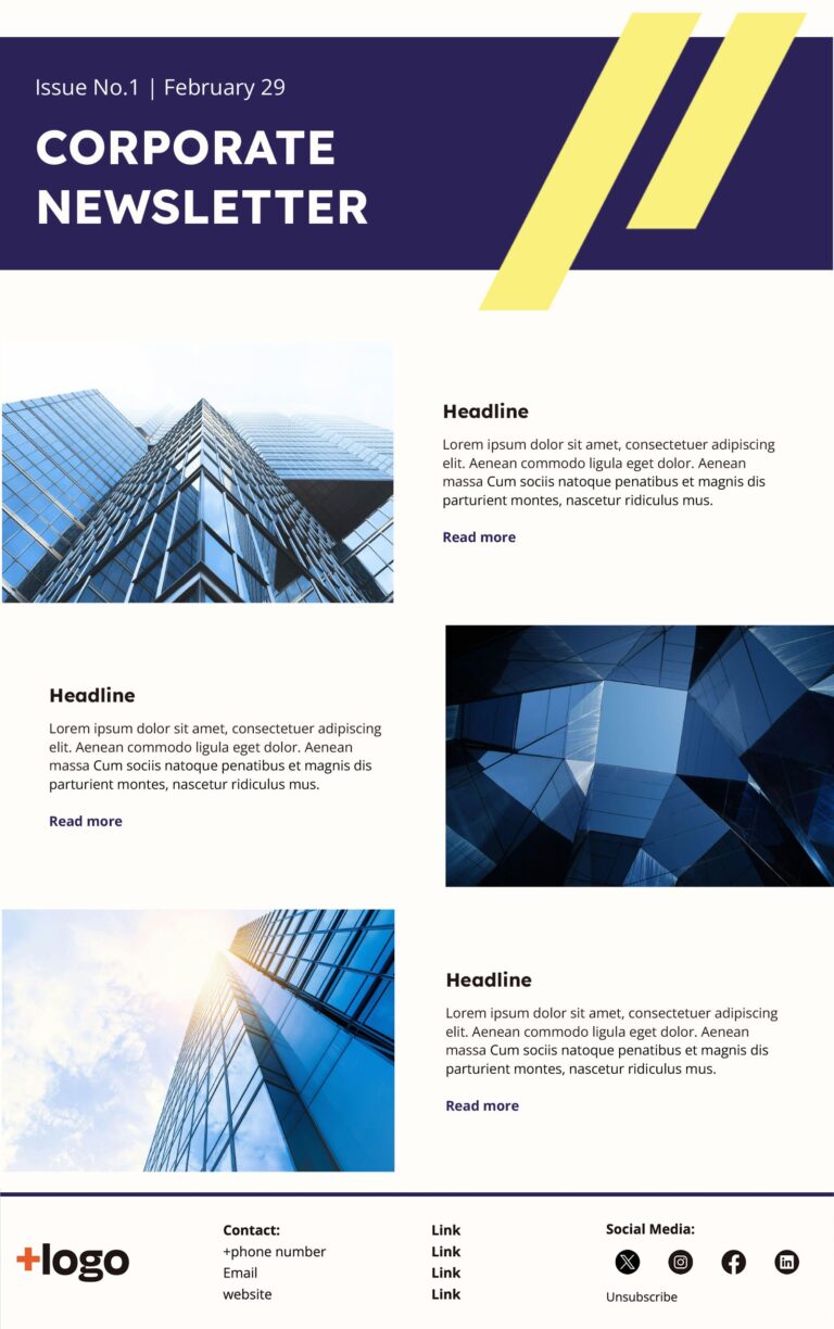 12 Newsletter Templates For Word Zapier