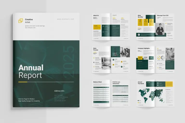 130 Awesome Annual Report Templates Word InDesign 2026 Design Shack