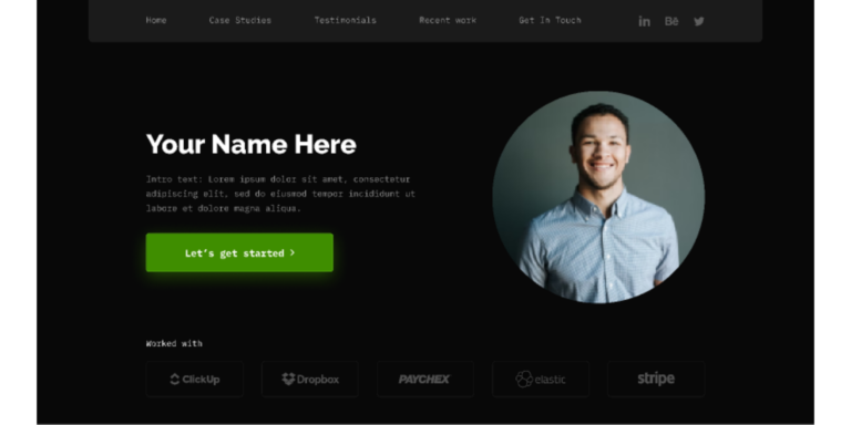 2 800 Portfolio Templates Free Fully Customizable Figma
