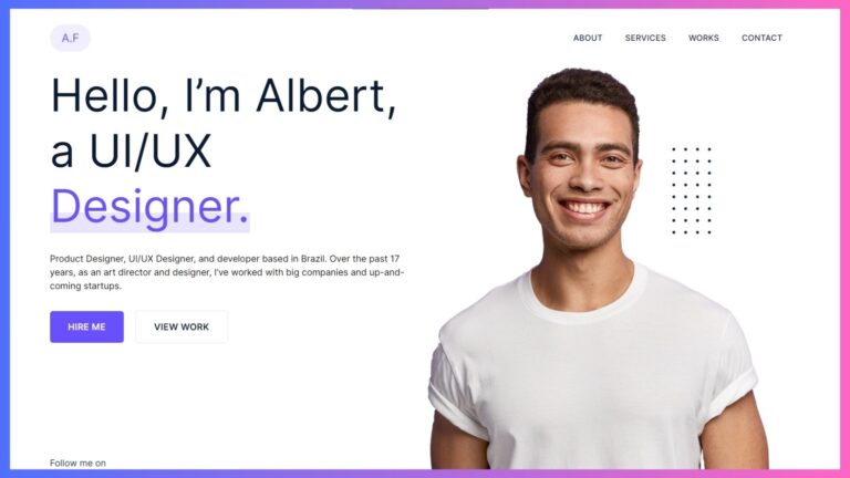 21 Best Free Personal Website Templates For 2026 UIdeck