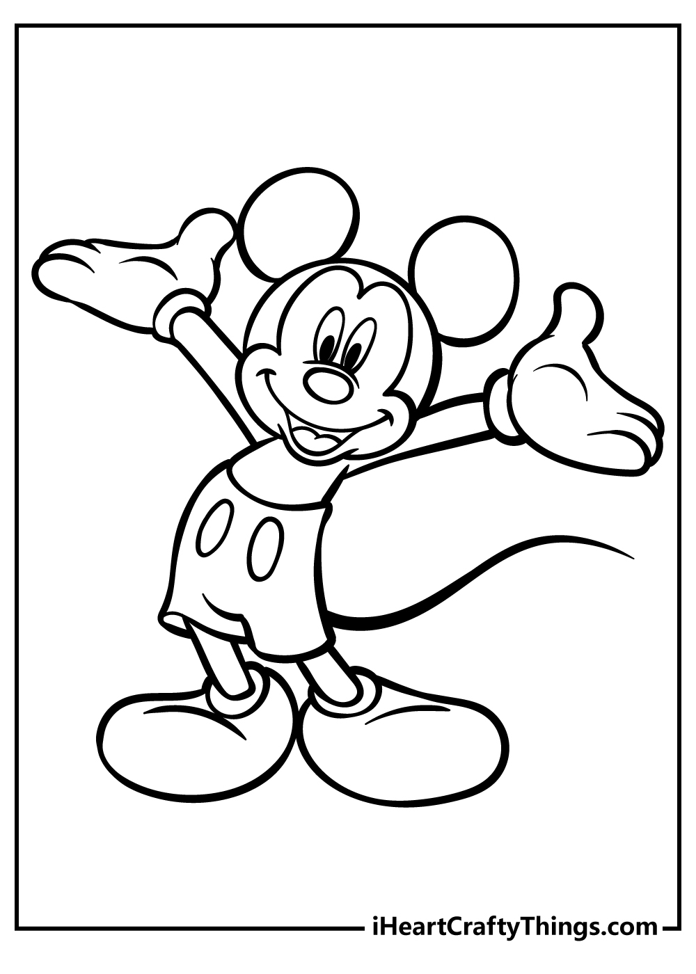 35 Free Mickey Mouse Coloring Pages Easy Printable PDFs