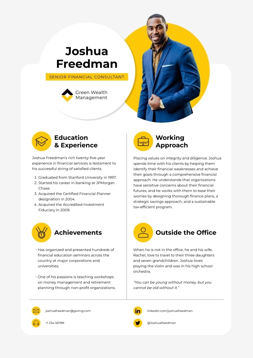 40 Free Professional Resume Templates Visme