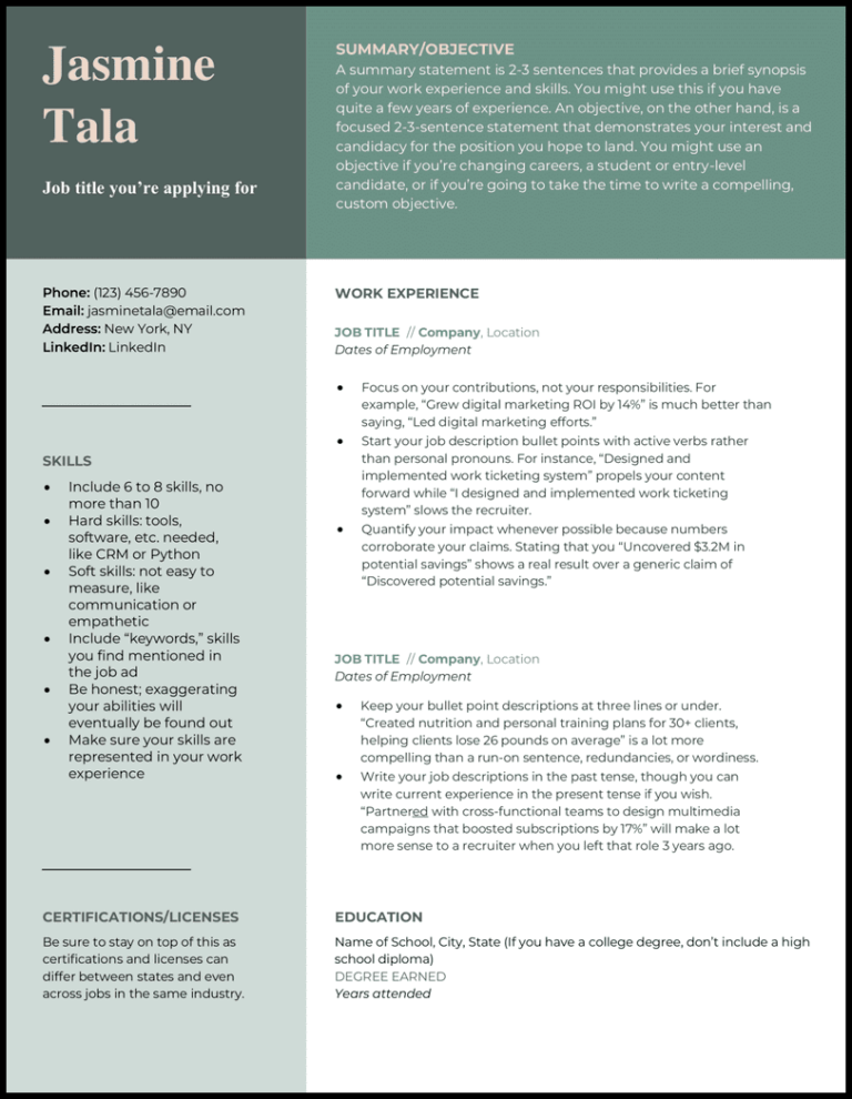 45 Word Resume Templates Free Designed For 2026