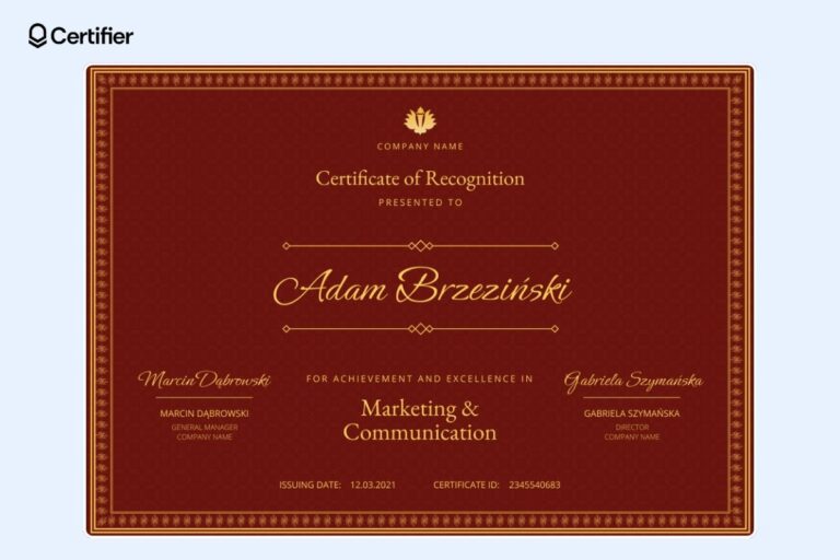 64 Free Word Certificate Templates In 2026