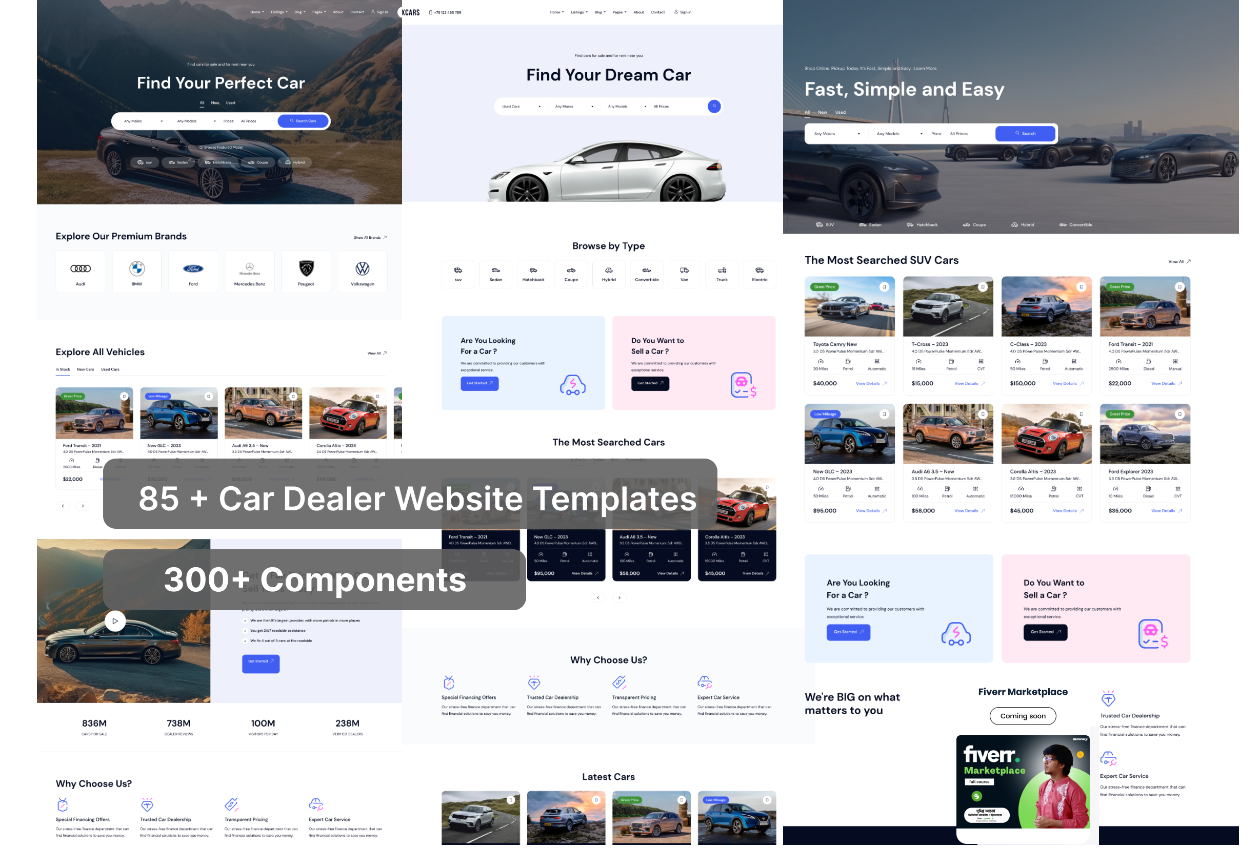 75 Car Dealer Website Templates Figma