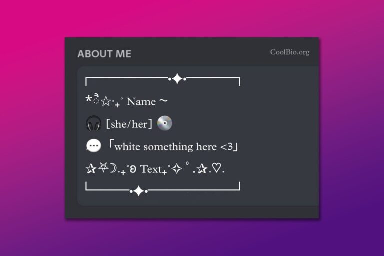 75 Discord Bio Templates Copy Paste Alvaro Trigo s Blog