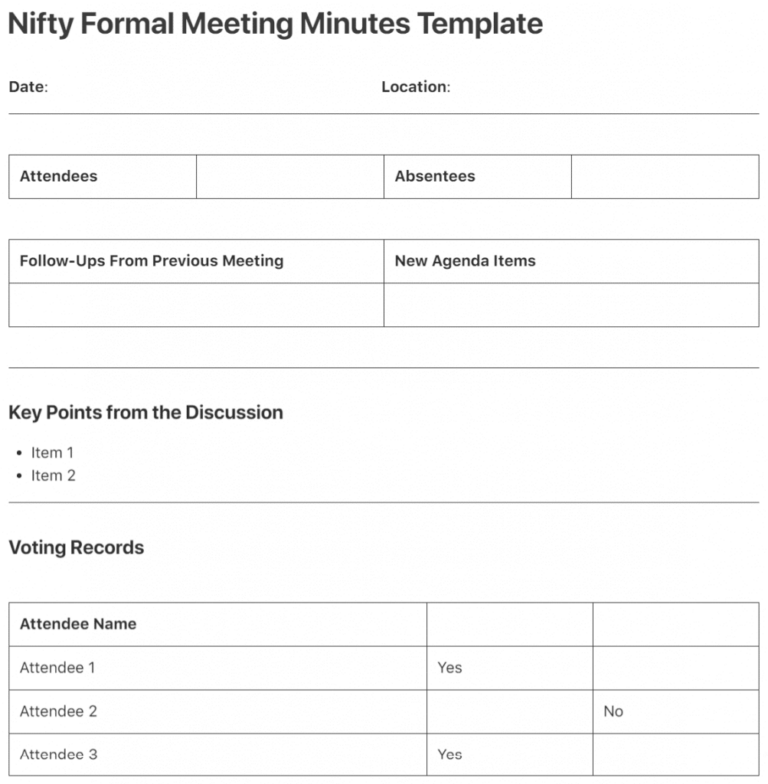 9 Meeting Notes Templates To Stay Organized In 2026