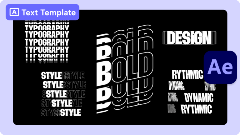 Add Dynamic Text To Videos With Free Kinetic Typography After Effects Templates
