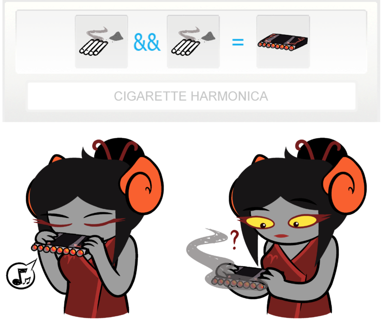 Alchemized Cigarette Harmonica concept By GhostOpal In Twitter R Homestuck