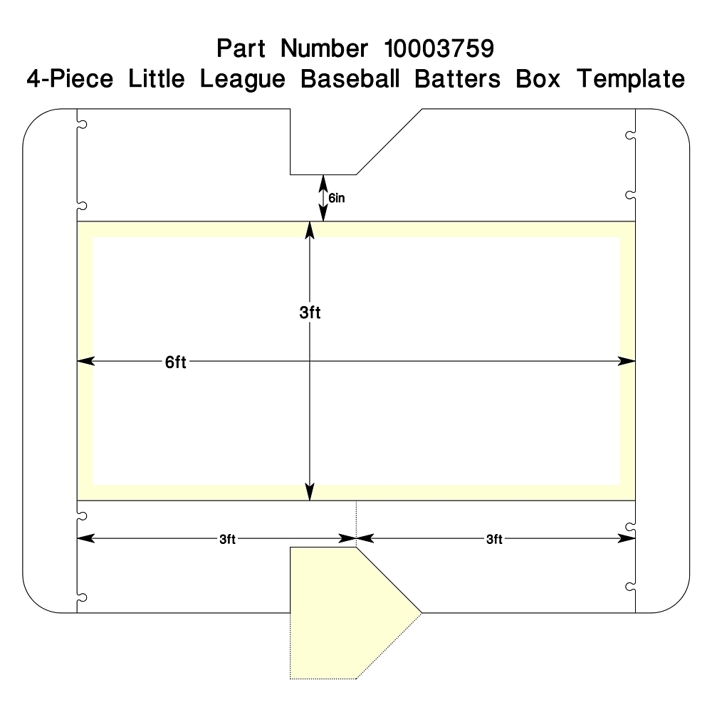 Batter s Box Stencil Newstripe