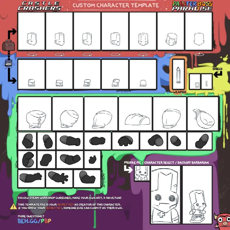 Behemoths Official Custom Character Template R castlecrashers