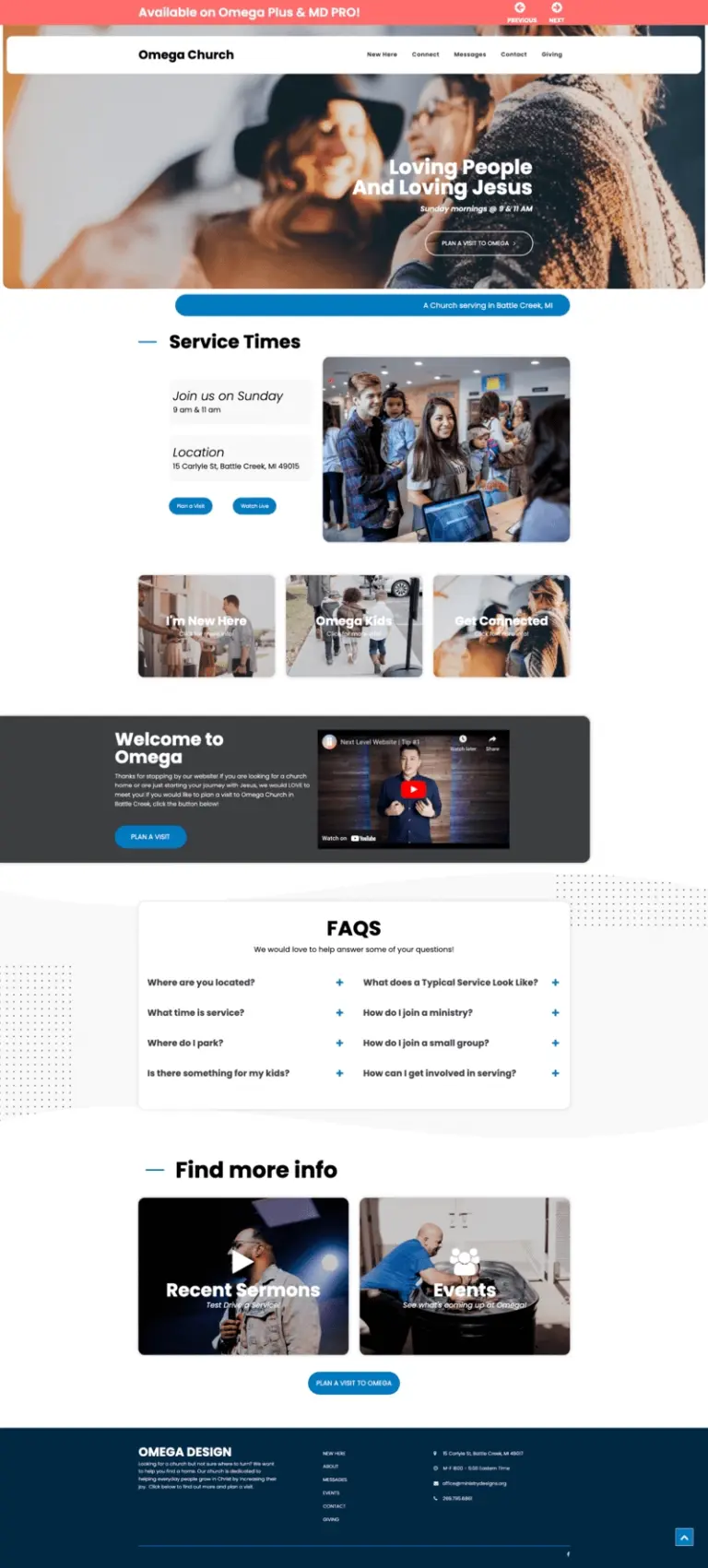 Church Website Templates The Best Templates For 2023