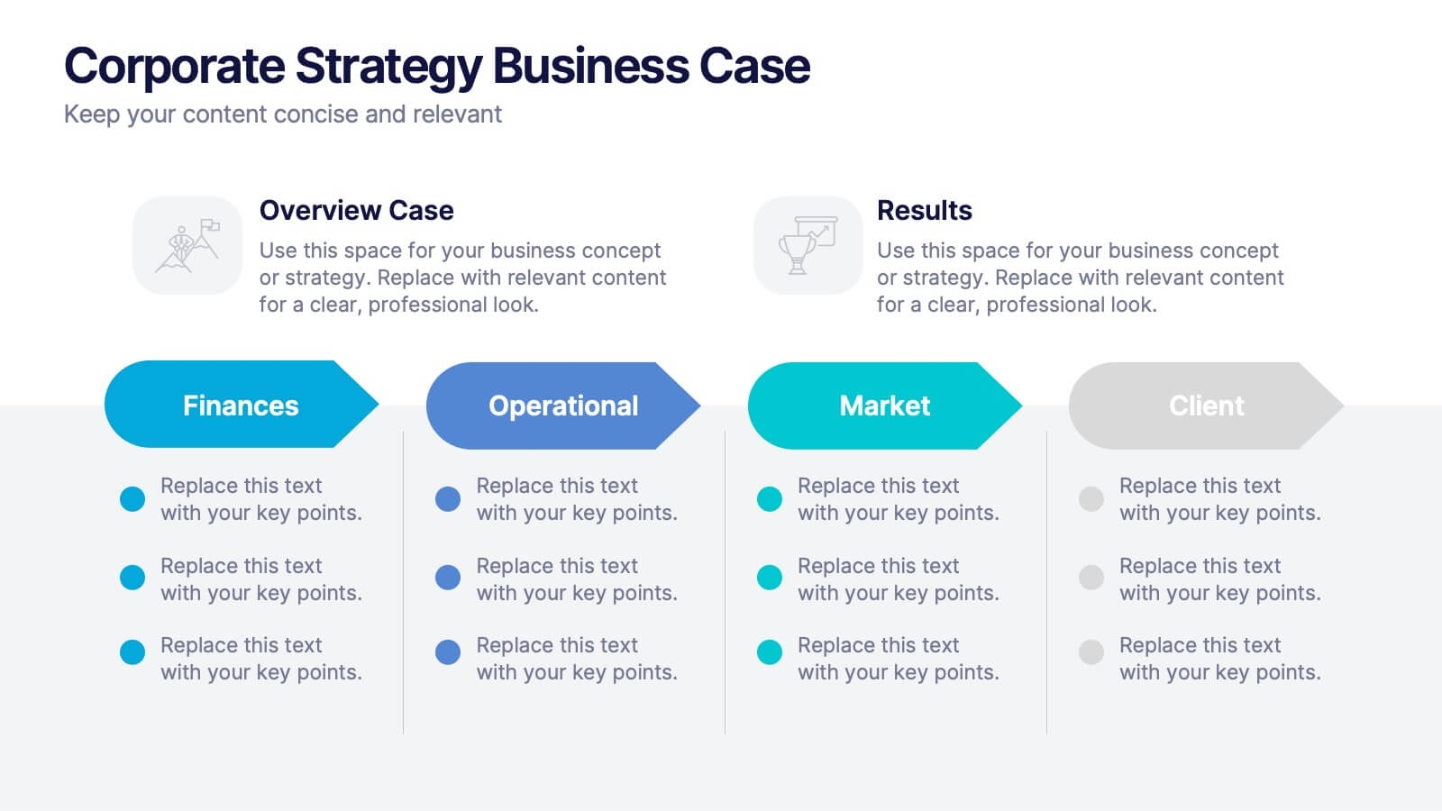 Corporate Strategy Business Case Presentation PowerPoint Template And Google Slides Theme