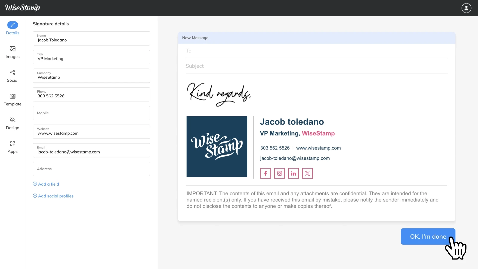 Create And Generate Outlook Signature Templates Examples Tips