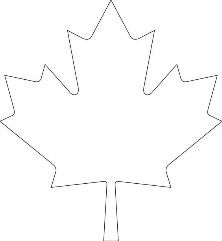 Downloadable Maple Leaf Template For Your Canada Day Crafts Canadian Living