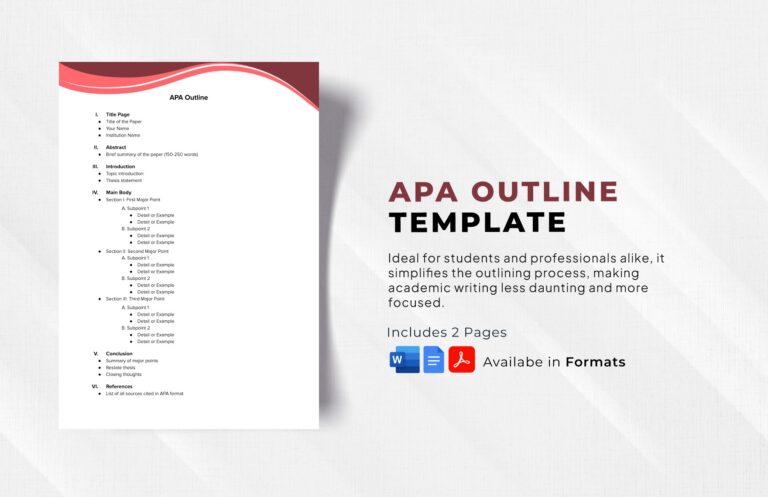 Editable APA Templates In Word To Download