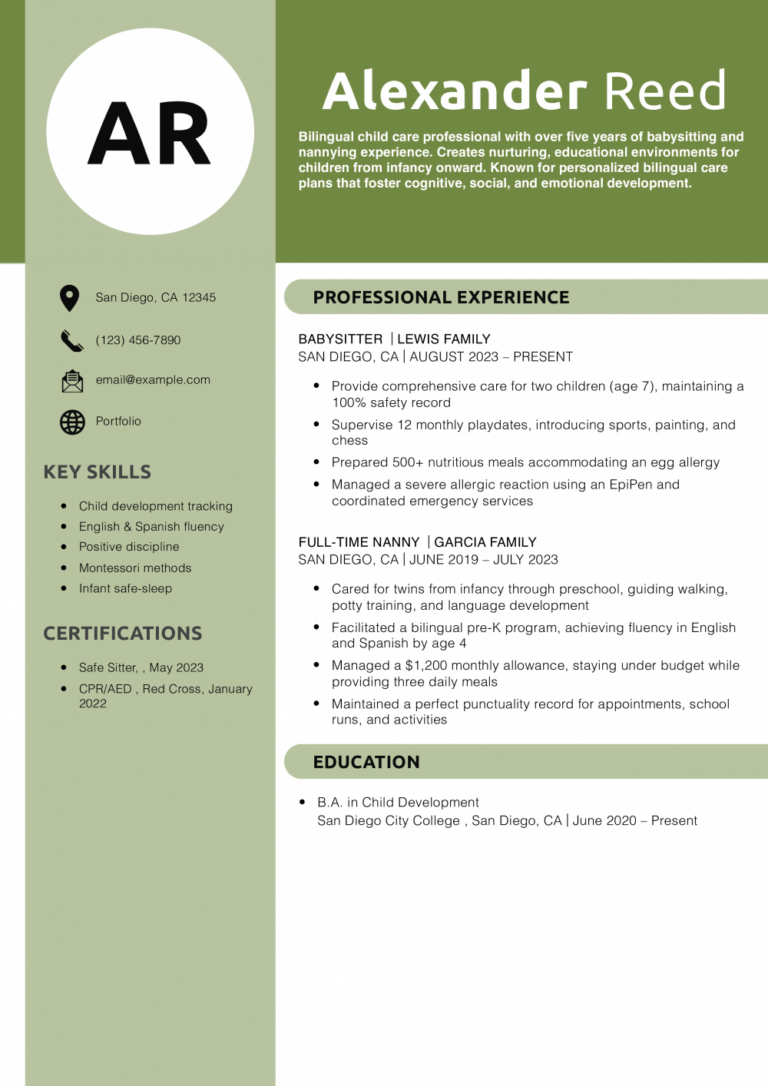 First Resume Examples And Templates For 2026