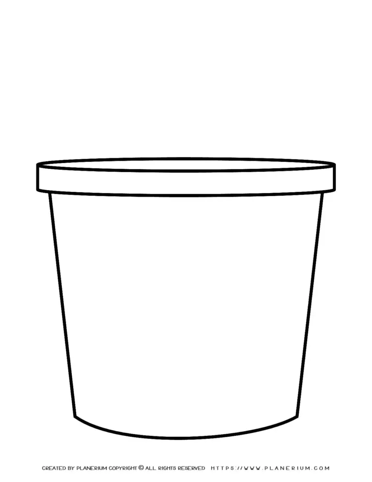 Flower Pot Template For Student Art And Classroom Activities