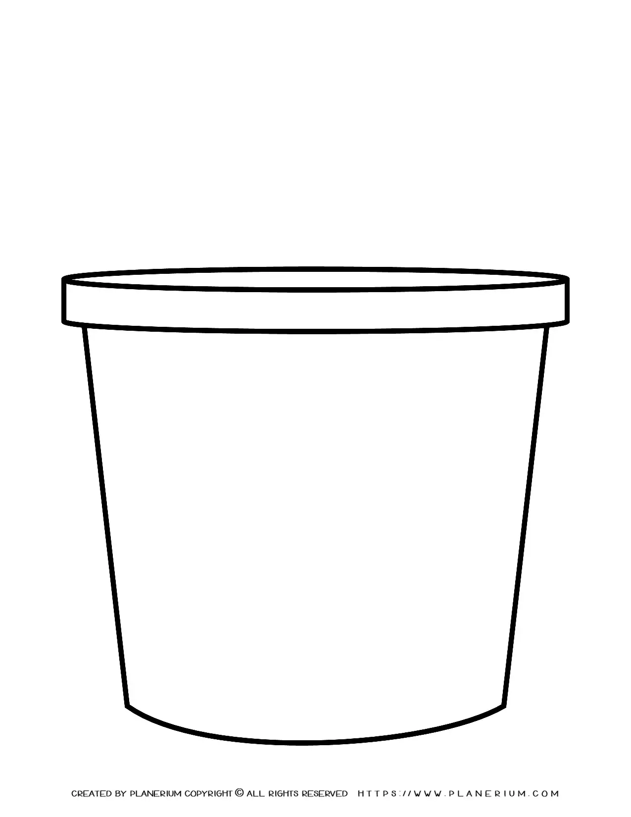 Flower Pot Template For Student Art And Classroom Activities
