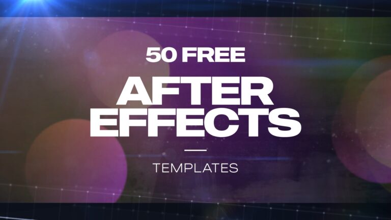 Free After Effects Templates Editable Logos Intros Slideshows