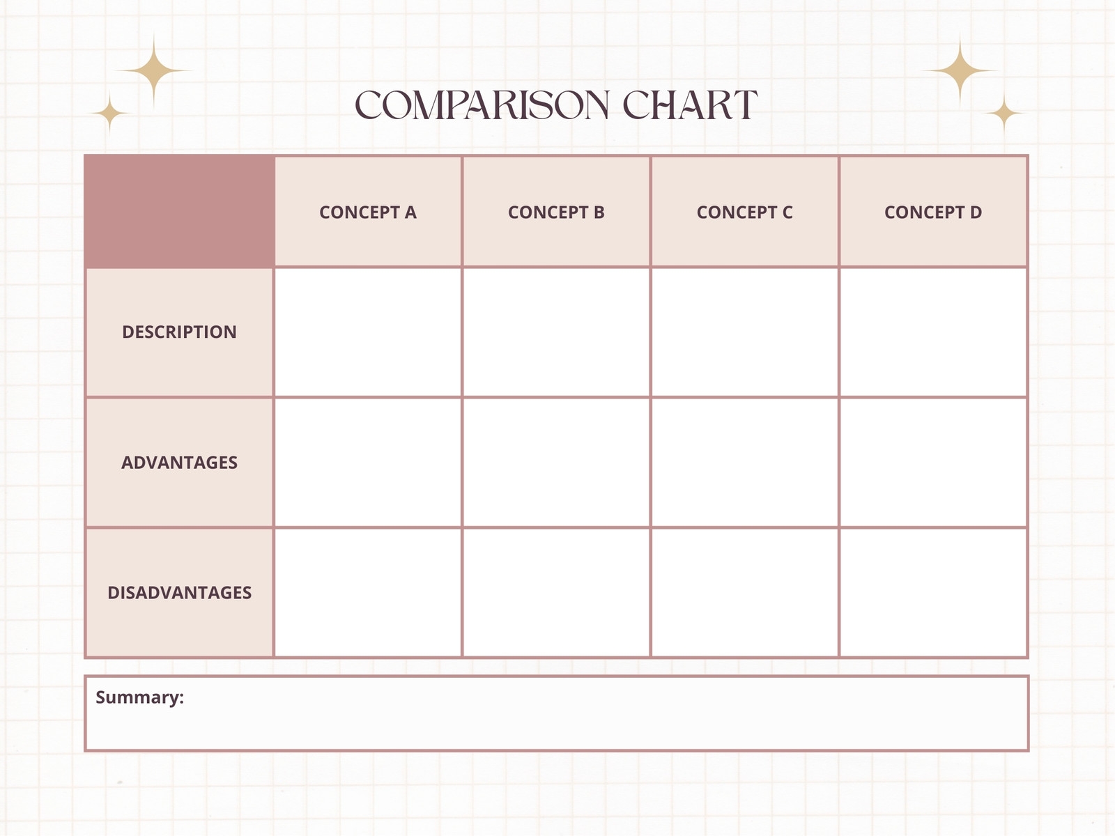 Free And Customizable Table Templates