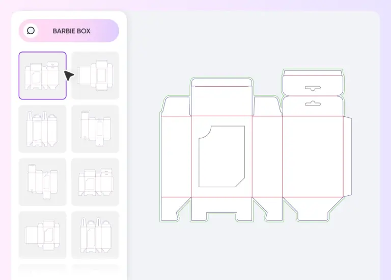 Free Barbie Box Template Maker