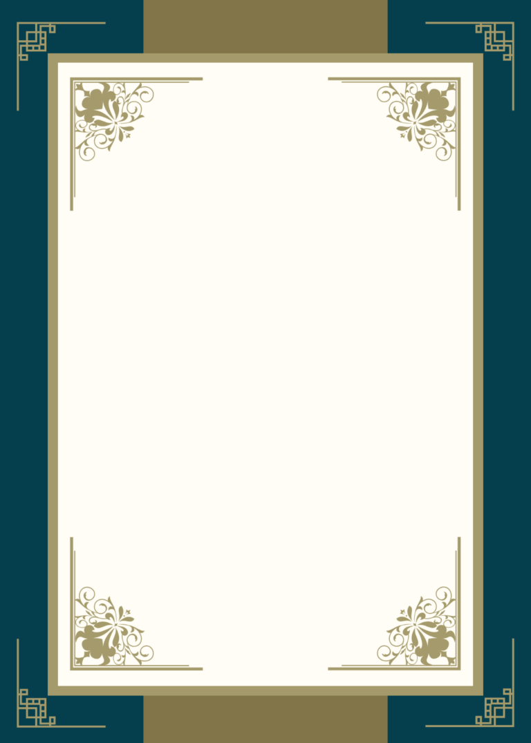 Free Border Invitation Templates Editable And Printable
