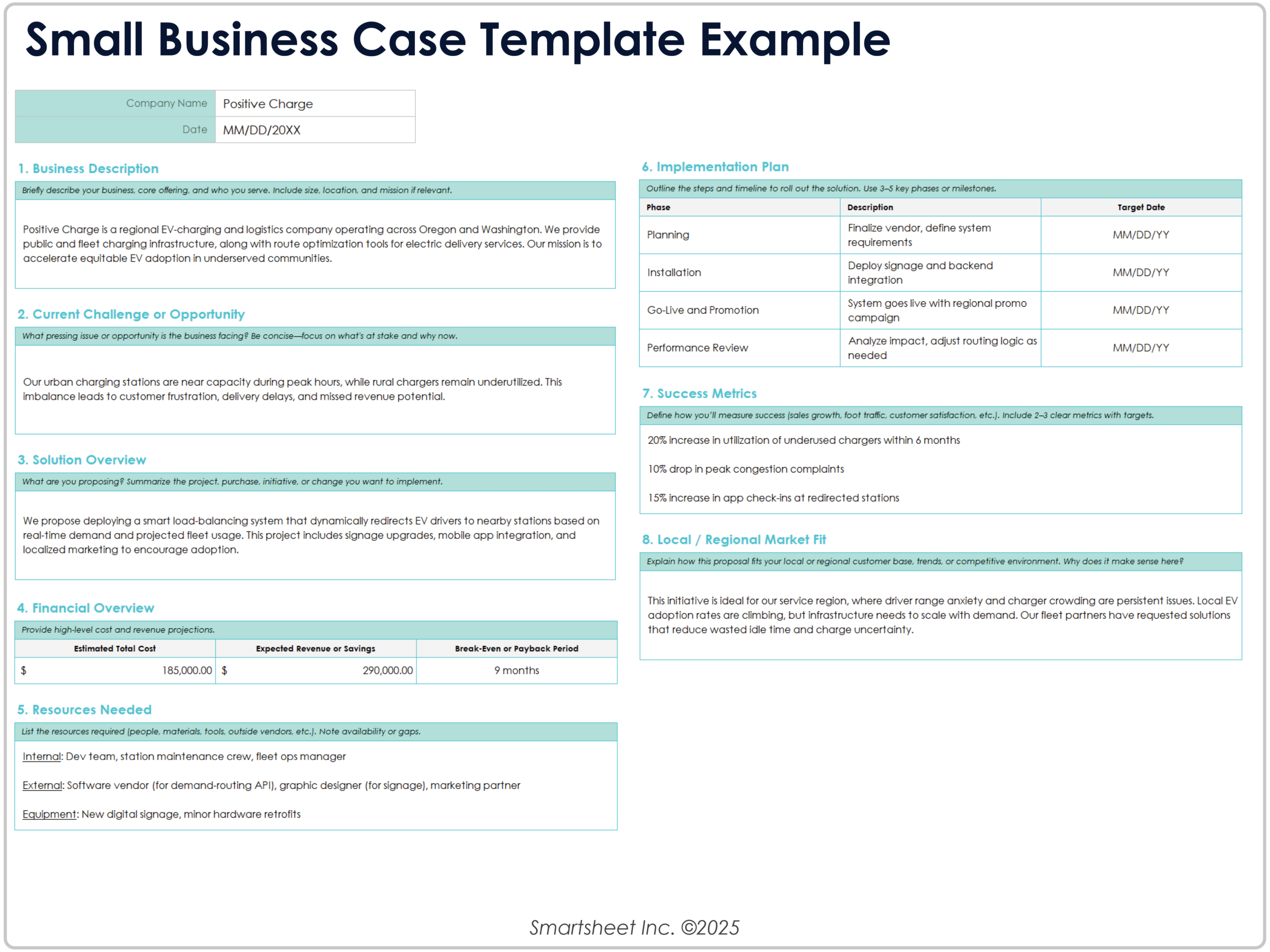 Free Business Case Templates
