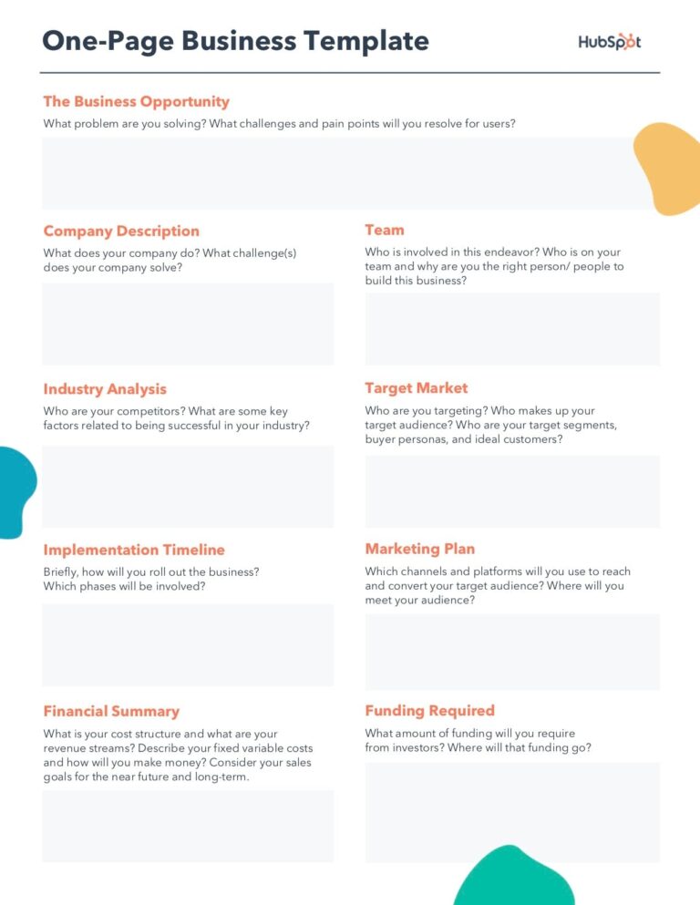 Free Business Plan Template Download Now