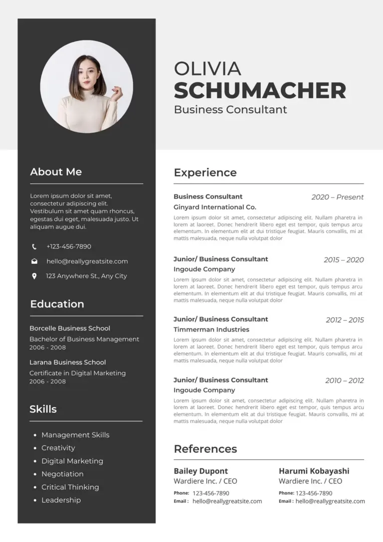 Free Custom Printable Academic Resume Templates Canva