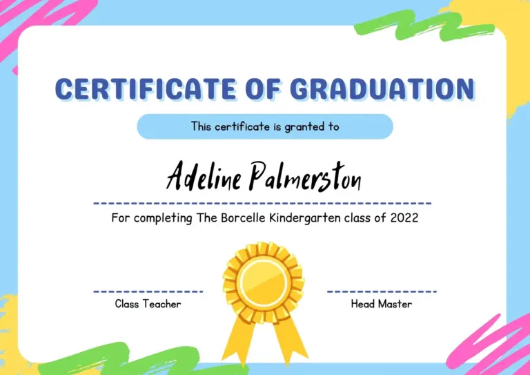 Free Custom Printable School Certificate Templates Canva
