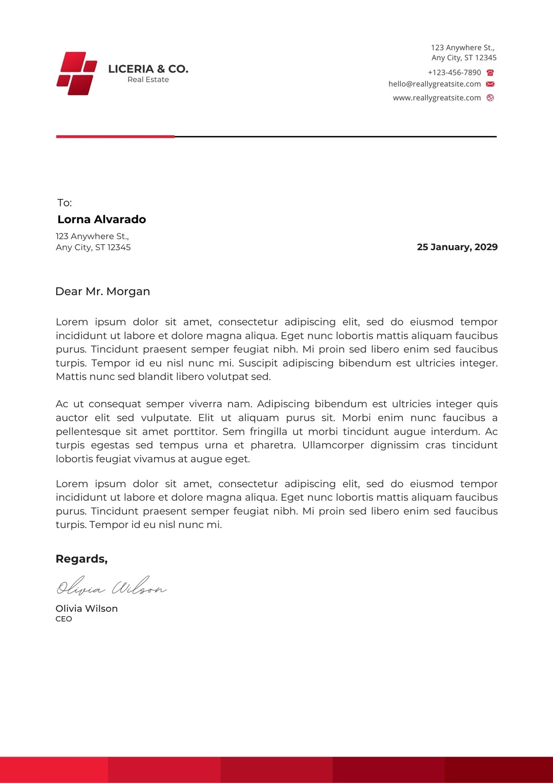 Free Customizable Company Letterhead Templates Canva