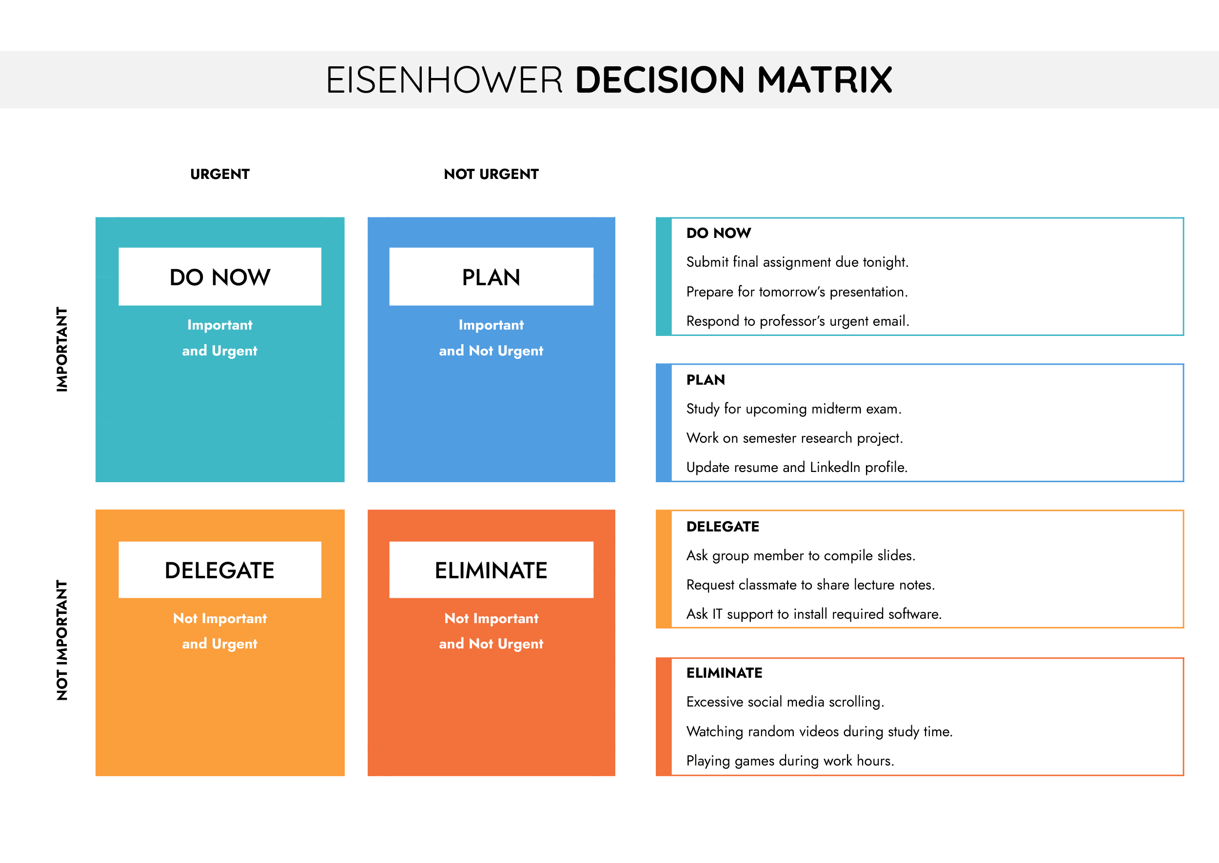 Free Decision Matrix Templates Docformats
