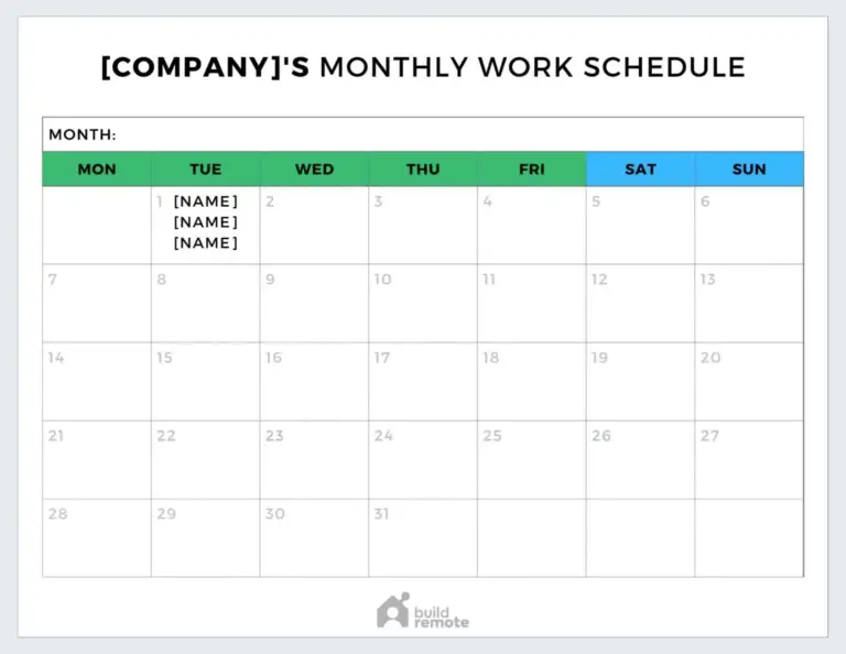 Free Employee Schedule Templates For Excel Sheets More 2026 