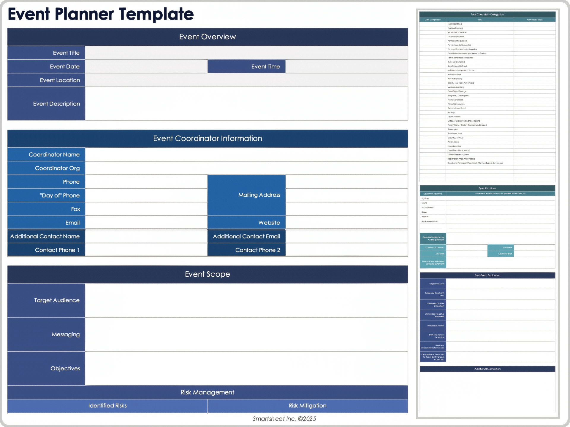 Free Event Planning Templates
