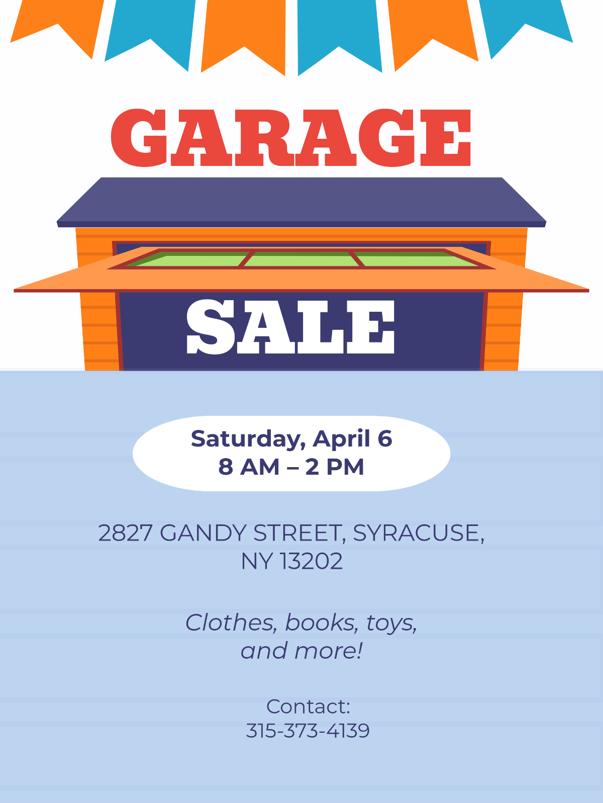 Free Garage Sale Template To Edit Online