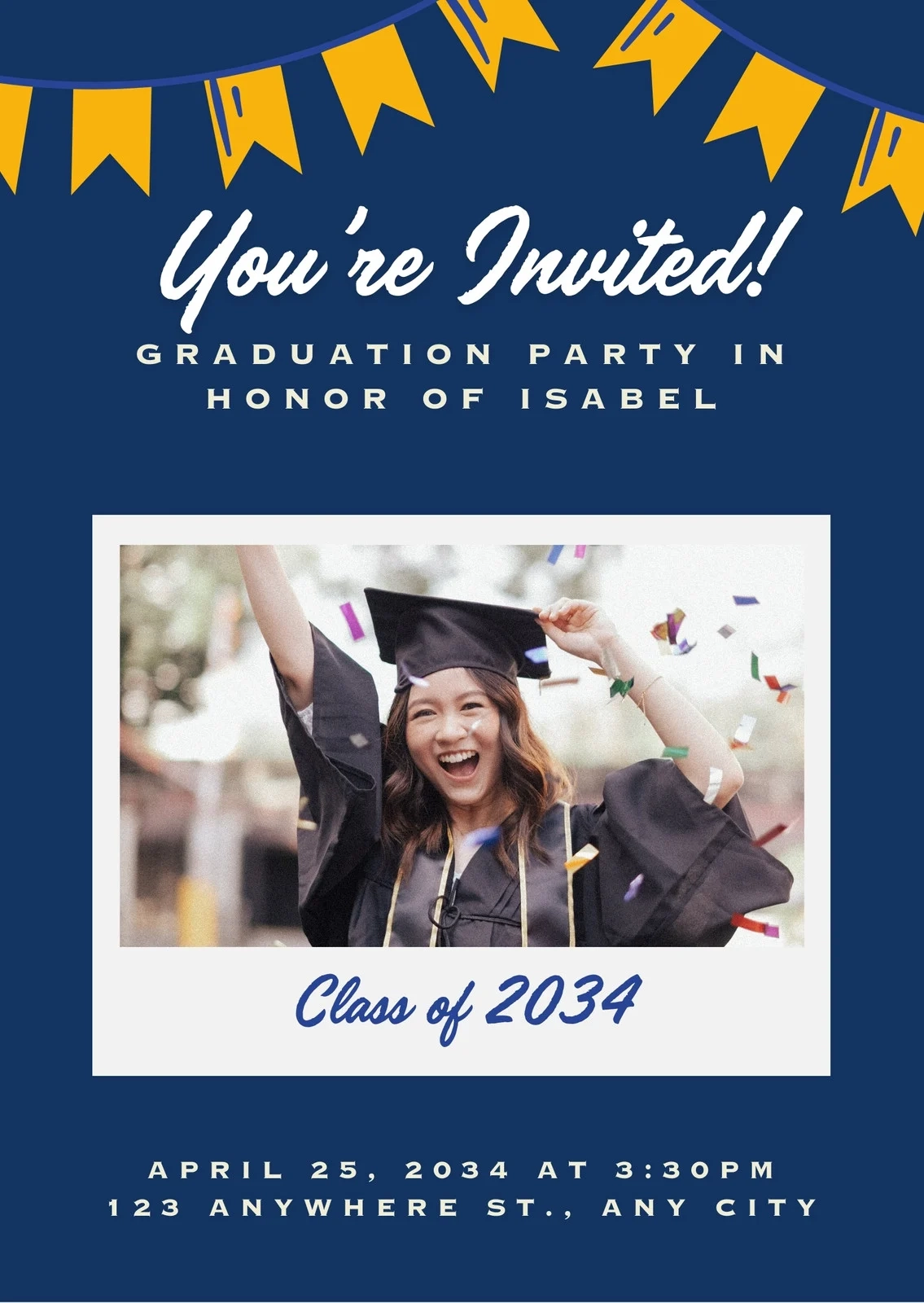Free Graduation Party Design Collection Canva
