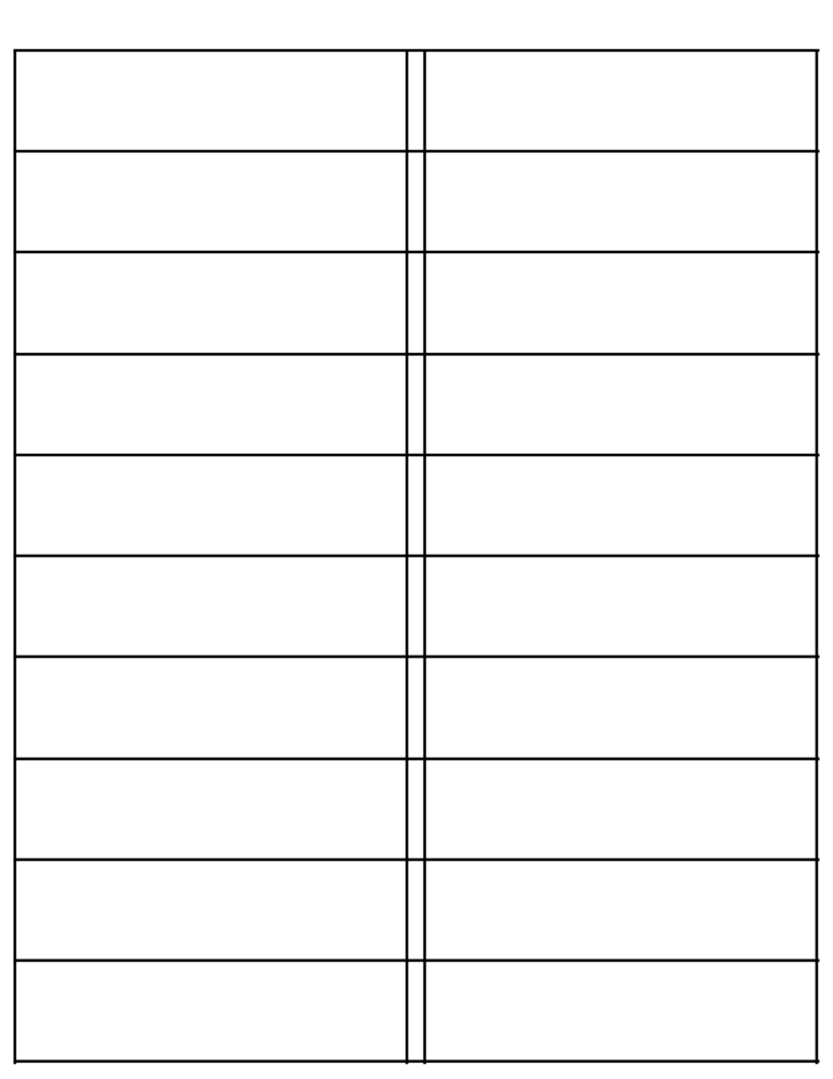 Free Label Template Compatible With Avery 5161 For Google Docs Word PDF