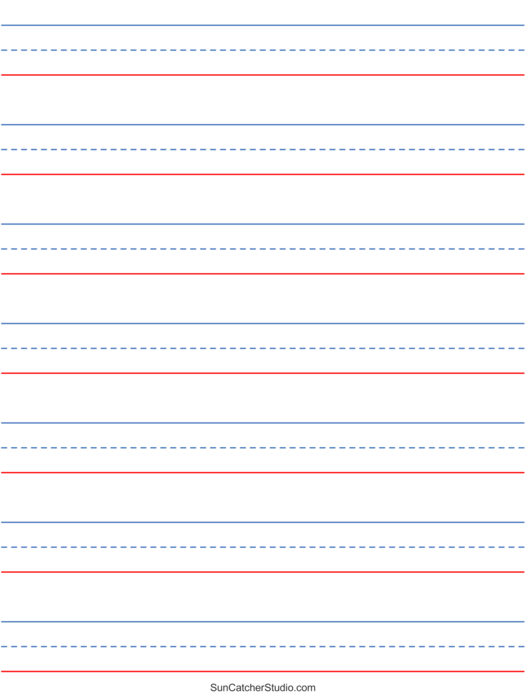 Free Printable Lined Paper Handwriting Notebook Templates Free Printables Lettering SVG Files Tools Apps