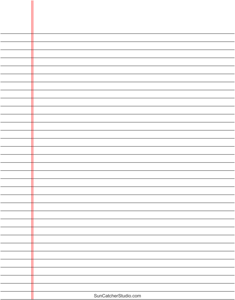 Free Printable Lined Paper Handwriting Notebook Templates Free Printables Lettering SVG Files Tools Apps