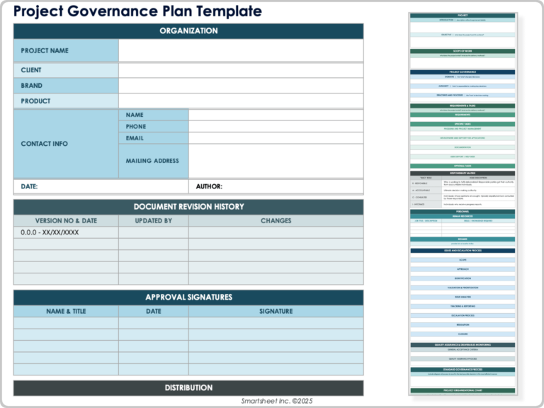 Free Project Management Plan Templates