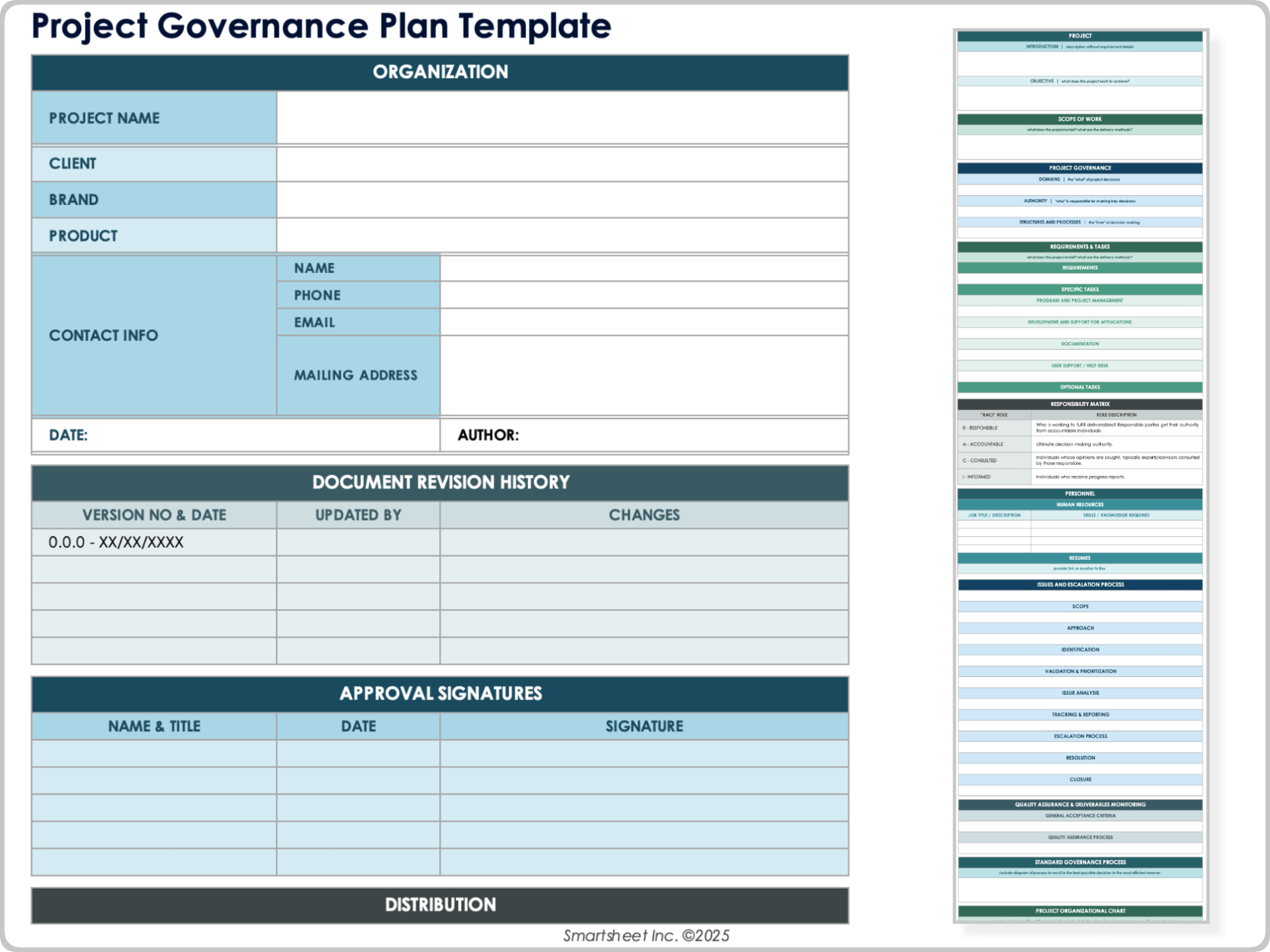 Free Project Management Plan Templates