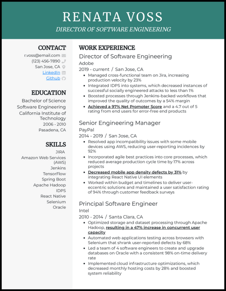Free Resume Templates For 2026
