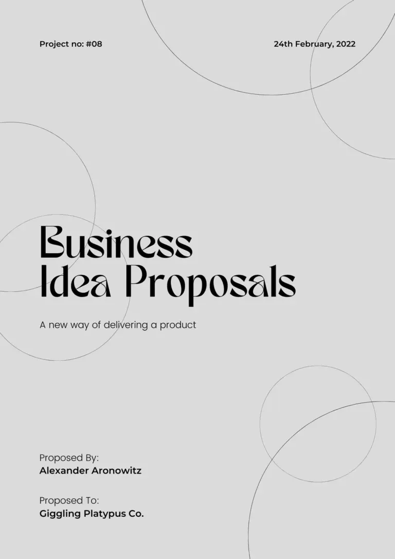 Free To Edit And Print Project Proposal Templates Canva