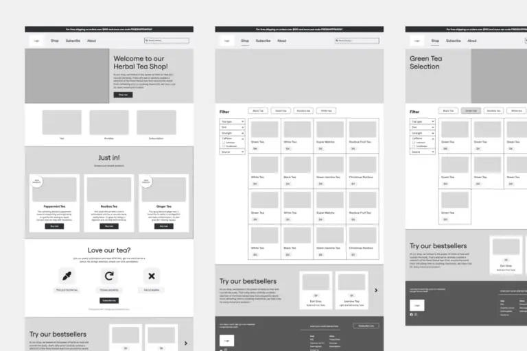 Free Wireframe Templates Examples Miro