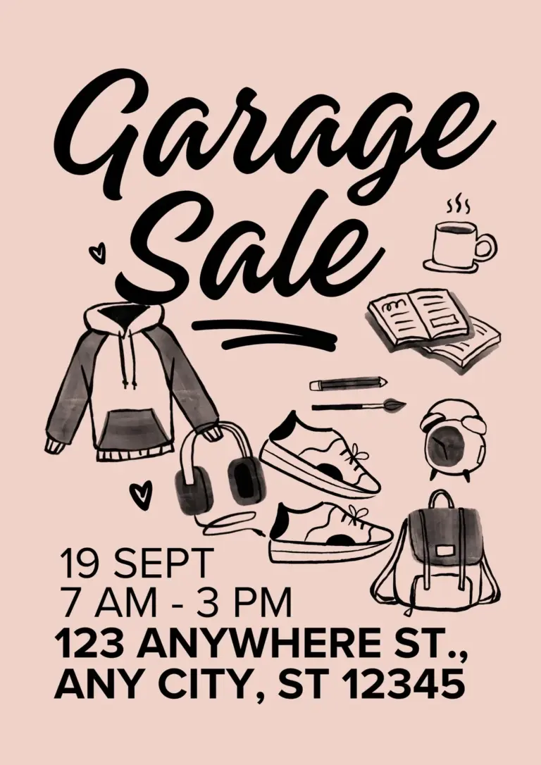 Free Yard Sale Design Collection Canva