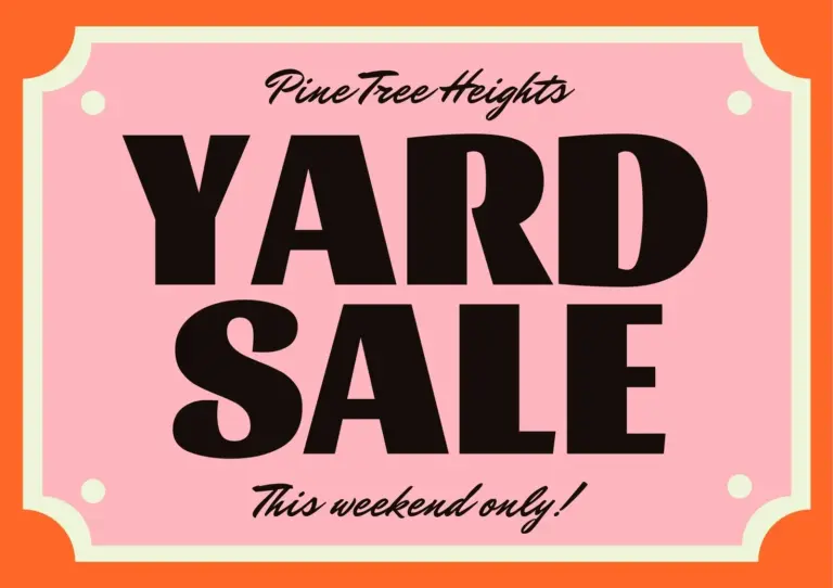 Free Yard Sale Design Collection Canva