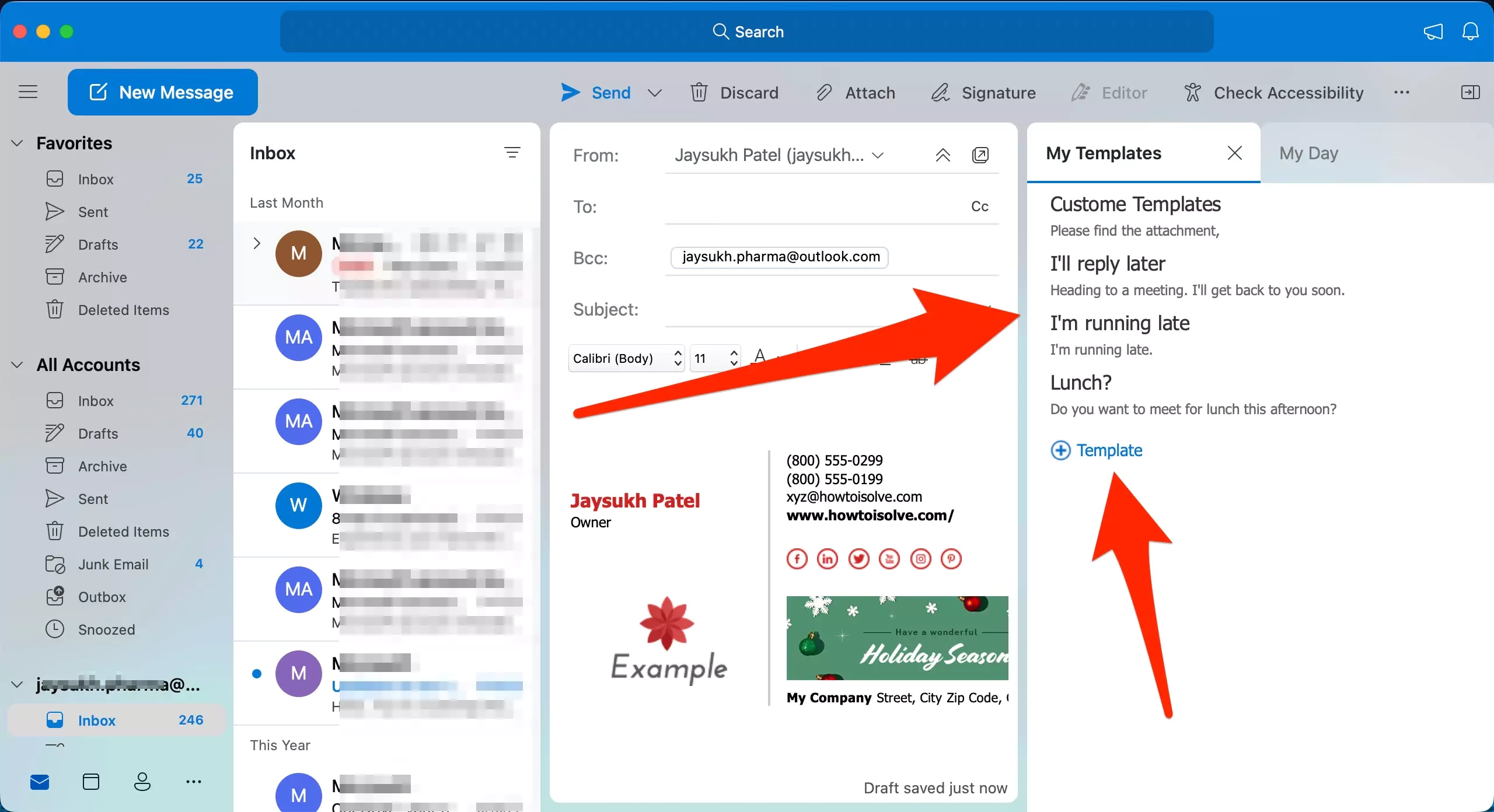 How To Create An Email Templates In Outlook All Devices