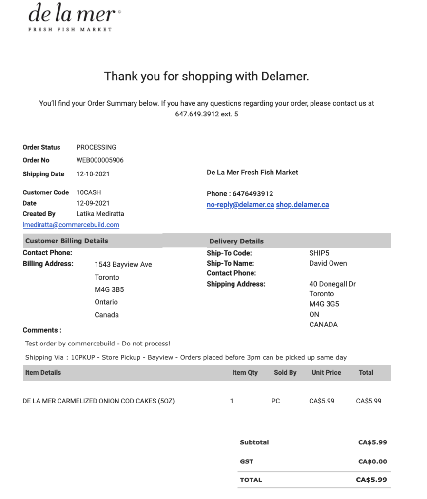 How To Create An Order Confirmation Email Template